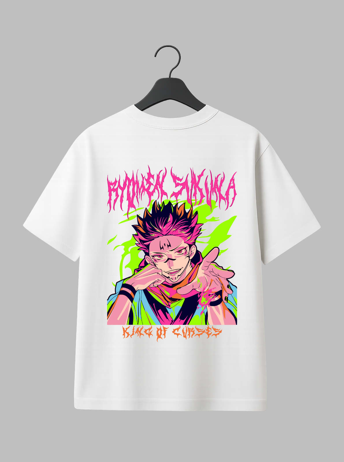 Sukuna – The King of Curses Oversized Drop Shoulder Tee