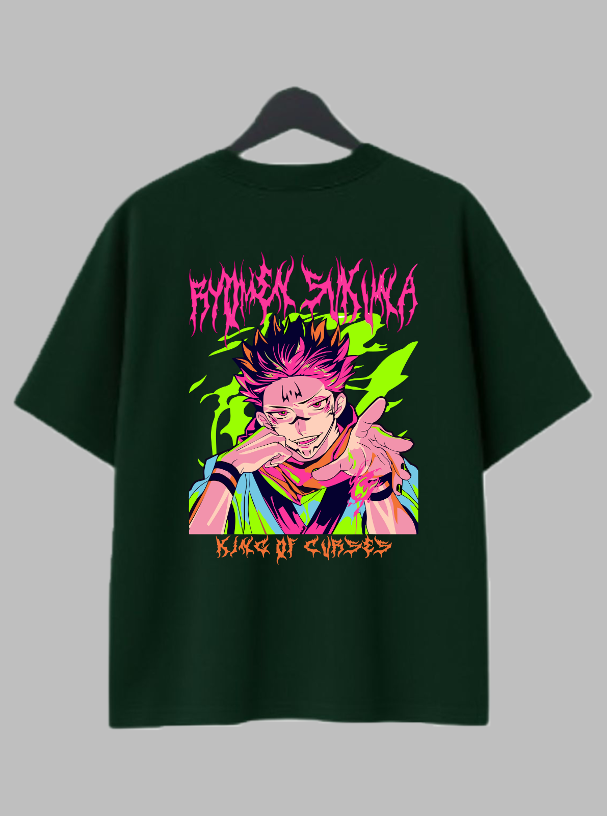 Sukuna – The King of Curses Oversized Drop Shoulder Tee