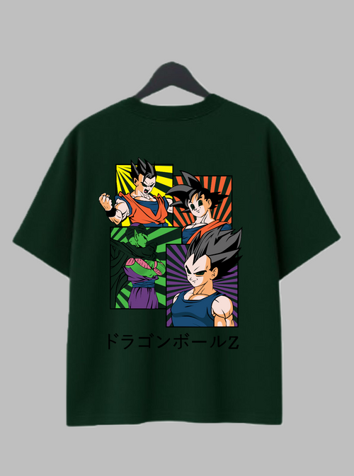 4 Heroes Drop Shoulder Oversized Tee – Unite the Legends
