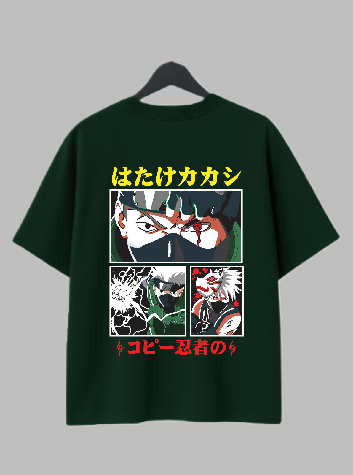 Kakashi Hatake – The Copy Ninja Oversized Drop Shoulder Tee