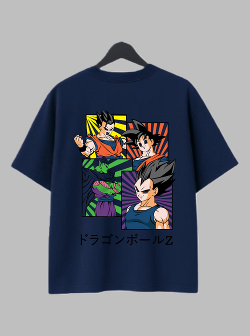 4 Heroes Drop Shoulder Oversized Tee – Unite the Legends