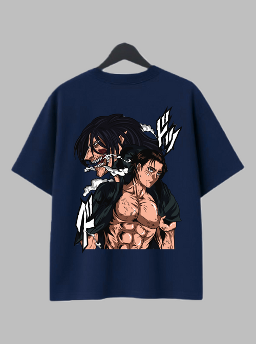 Attack on Titan – Oversized Drop Shoulder Tee