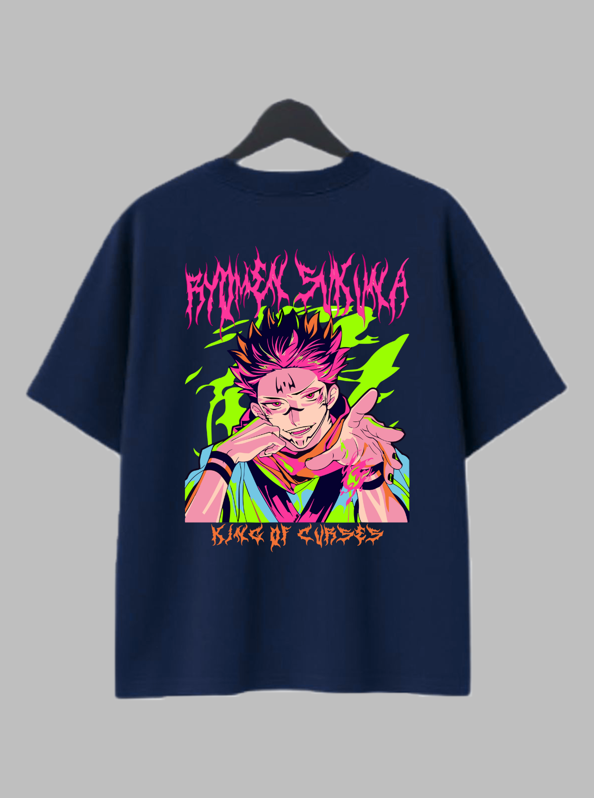 Sukuna – The King of Curses Oversized Drop Shoulder Tee