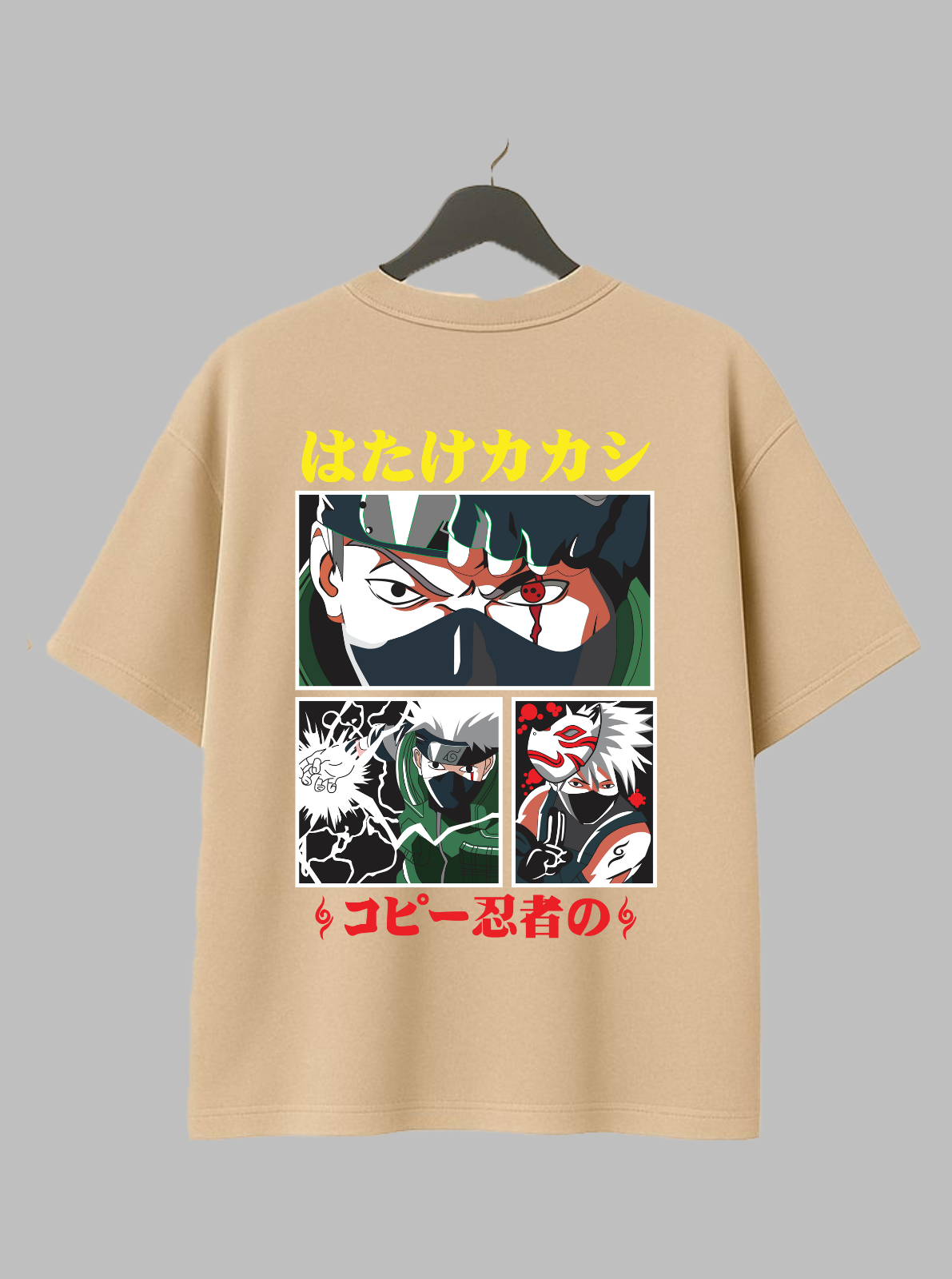 Kakashi Hatake – The Copy Ninja Oversized Drop Shoulder Tee