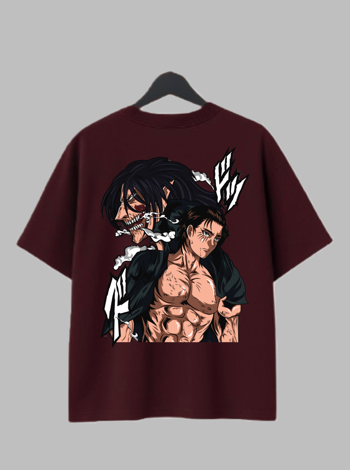 Attack on Titan – Oversized Drop Shoulder Tee