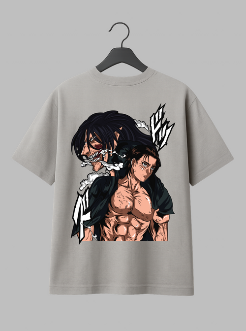 Attack on Titan – Oversized Drop Shoulder Tee