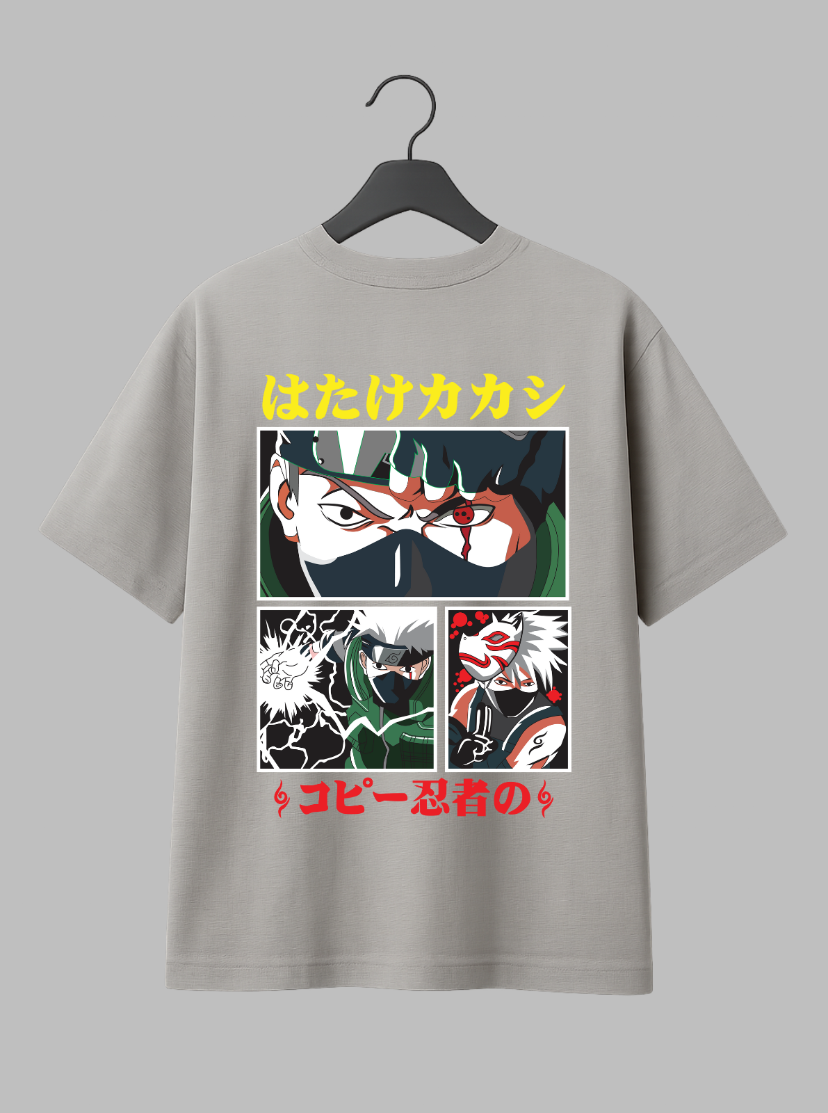 Kakashi Hatake – The Copy Ninja Oversized Drop Shoulder Tee